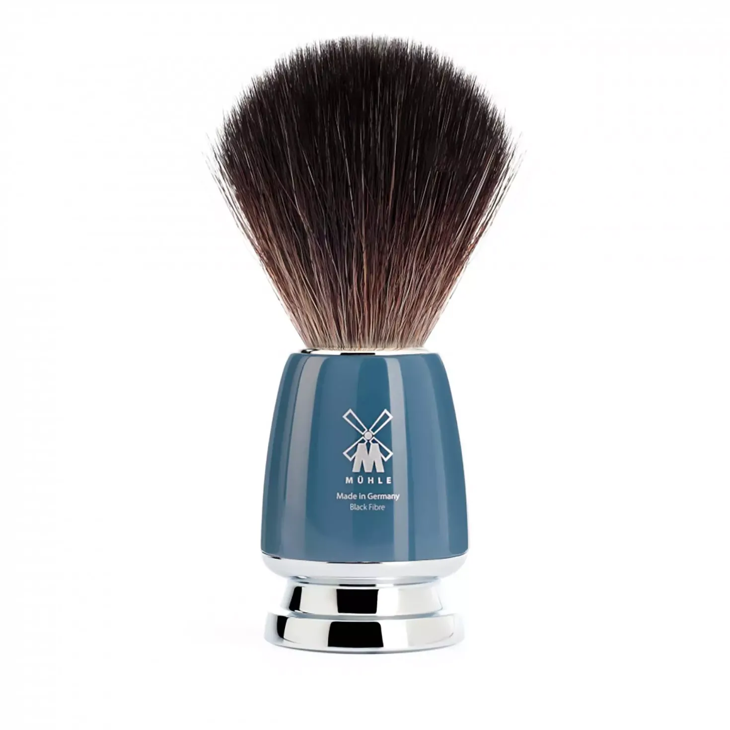 Mühle Rytmo Safety Razor Shaving Set Black Fiber Resin Petro Blue