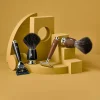 Mühle Rytmo Set Safety Razor + Shaving Brush + Bowl Ash Steamed Pure Badger