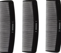 Mineas Comb Set 3 pcs Black