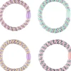 Mineas Scrunchie 4 Pcs Pastel Multicolored