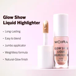 Moira Glow Show Liquid Highlighter 002 Golden Blend