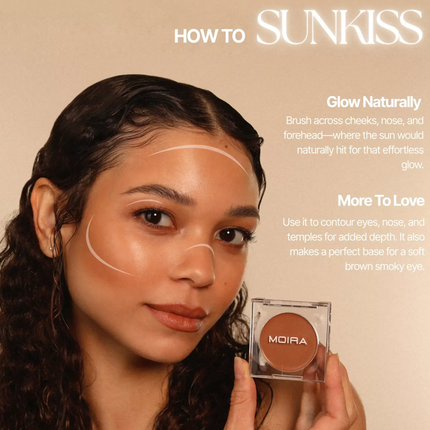 Moira Stay Golden Cream Bronzer & Contour 450N