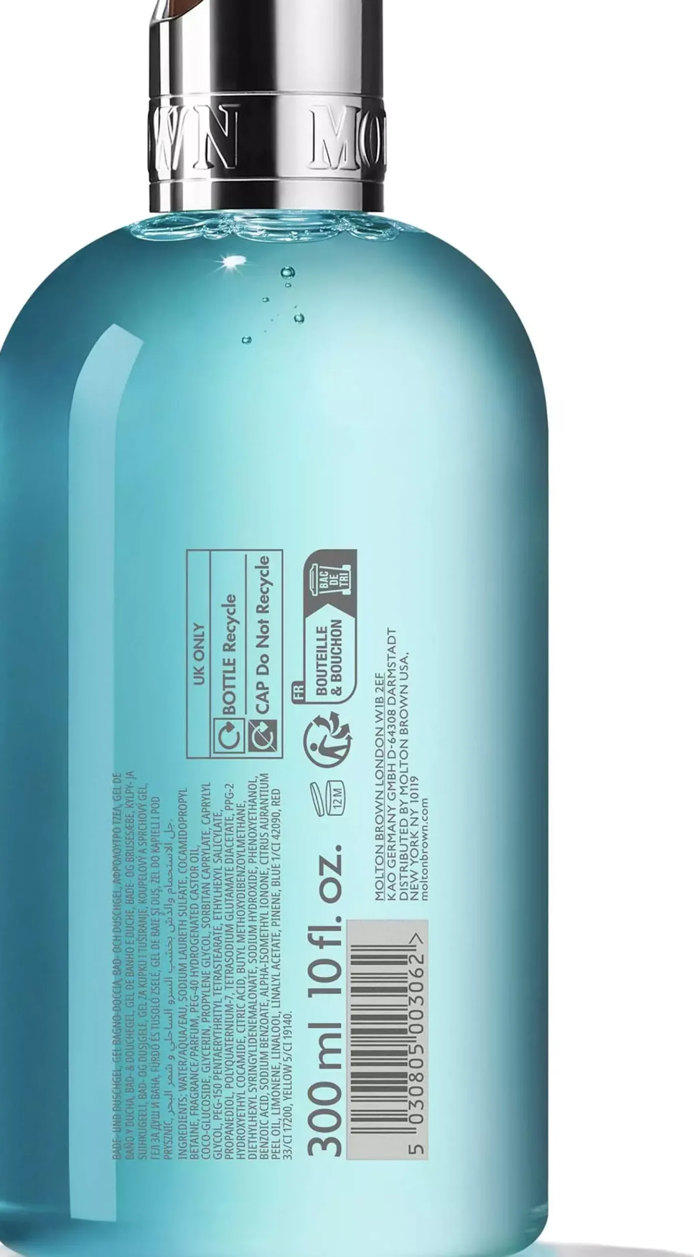 Molton Brown Coastal Cypress & Sea Fennel Bath & Shower Gel 300 ml