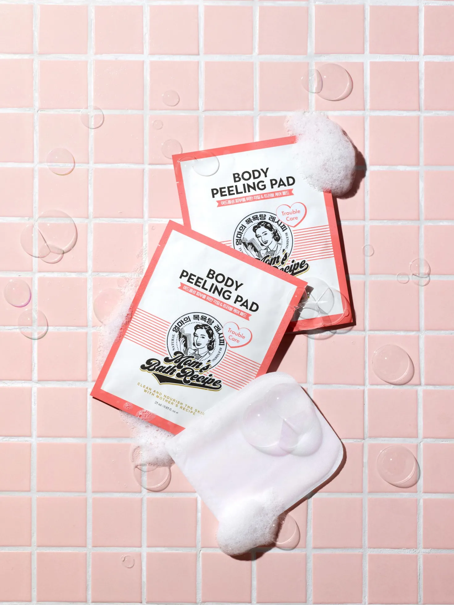 Mom's Bath Recipe Body Peeling Pad Trouble