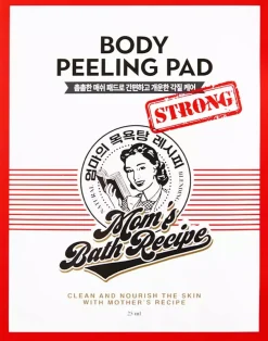 Mom's Bath Recipe Body Peeling Pad Strong
