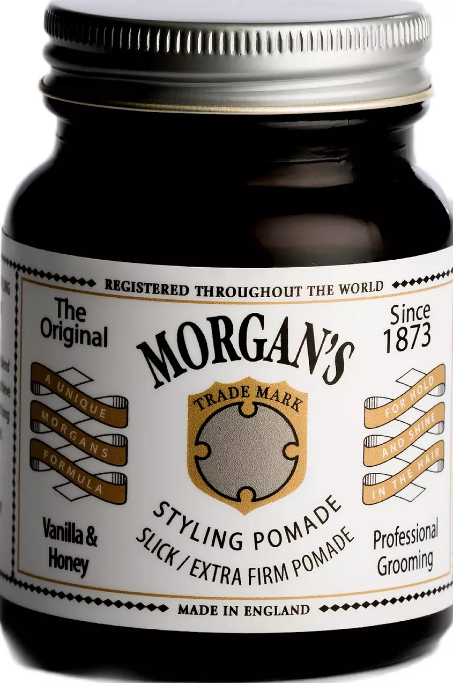 Morgan's Pomade Styling Pomade Vanilla Honey - Slick Extra Firm Hold