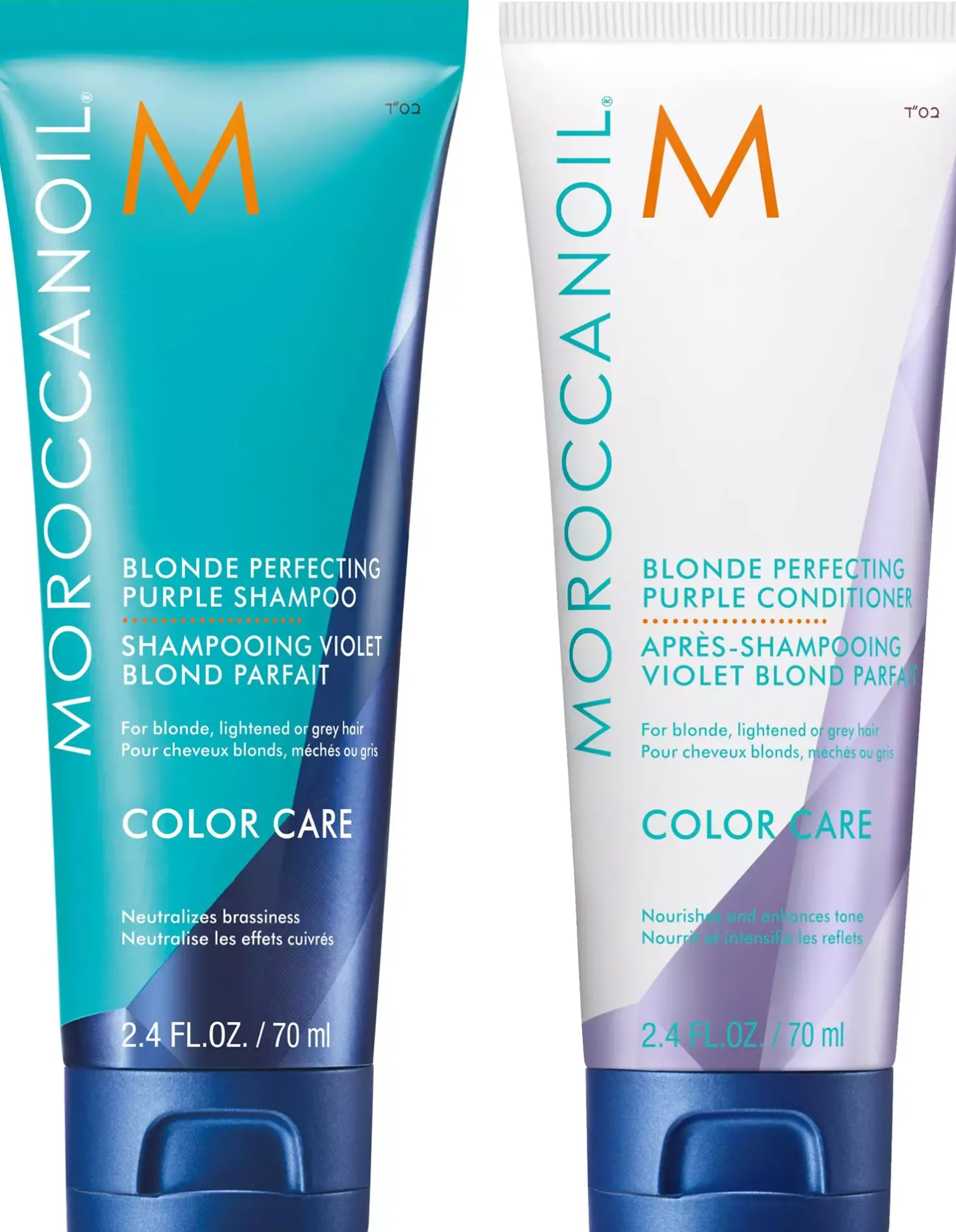 MoroccanoilColor Care Bundle Purple Shampoo 70 ml & Conditioner 70 ml
