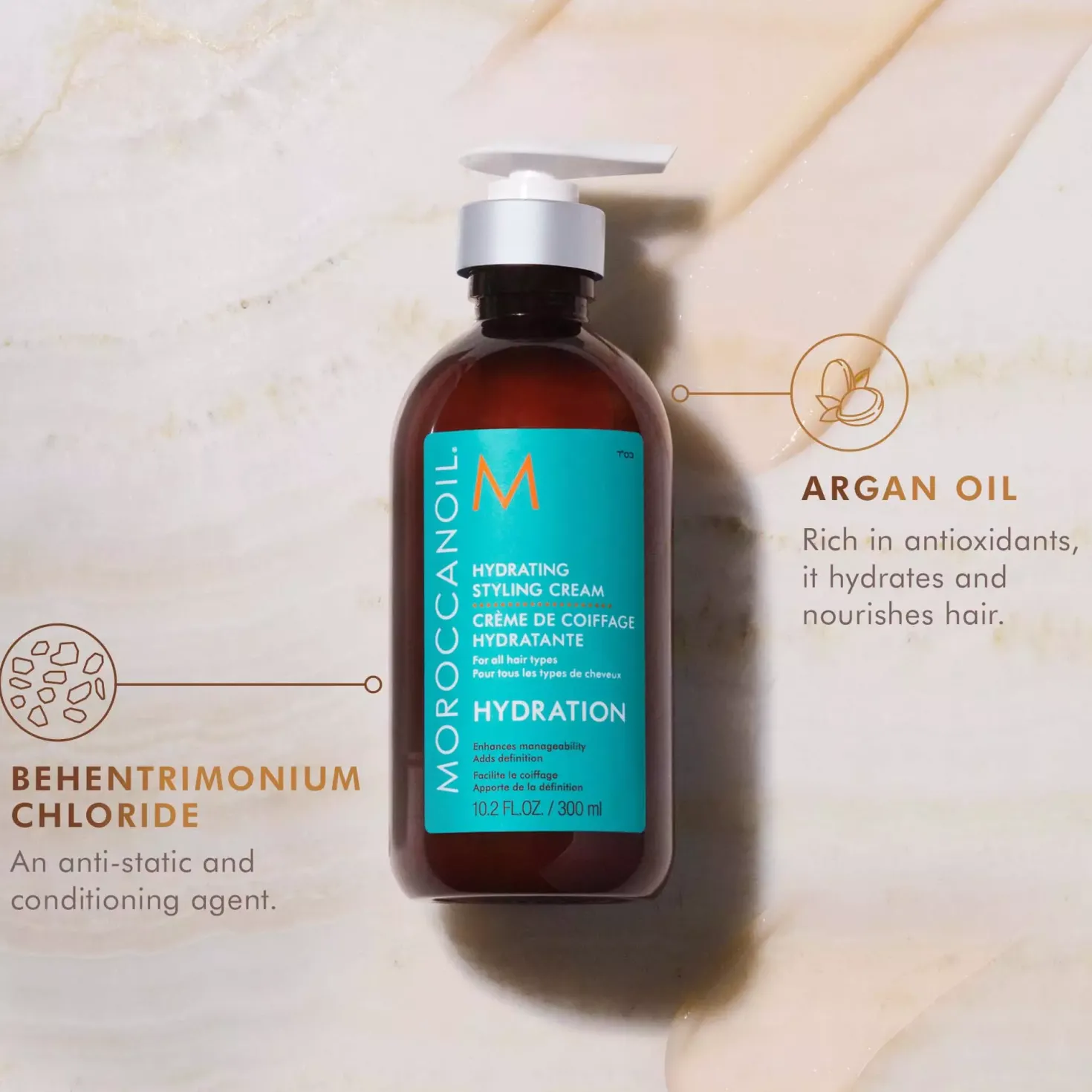 MoroccanoilHydration Hydrating Styling Cream 300 ml