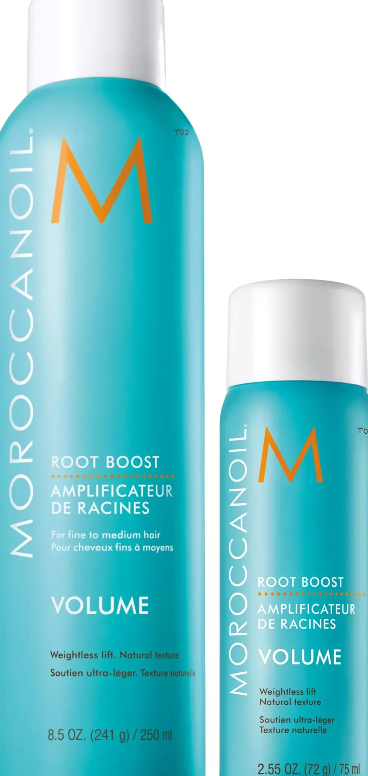 Moroccanoil Volume Root Boost 250 ml & Travel size 75 ml