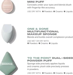 Morphe All Bases Covered 3-Piece Tool Set