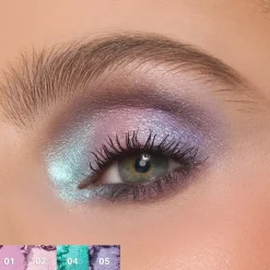 Morphe 6-Pan Eyeshadow Palette Rich Glitch