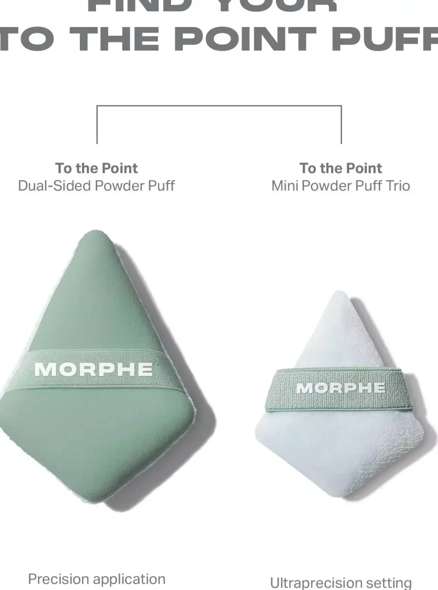 Morphe To The Point Dual-Sided Powder Puff
