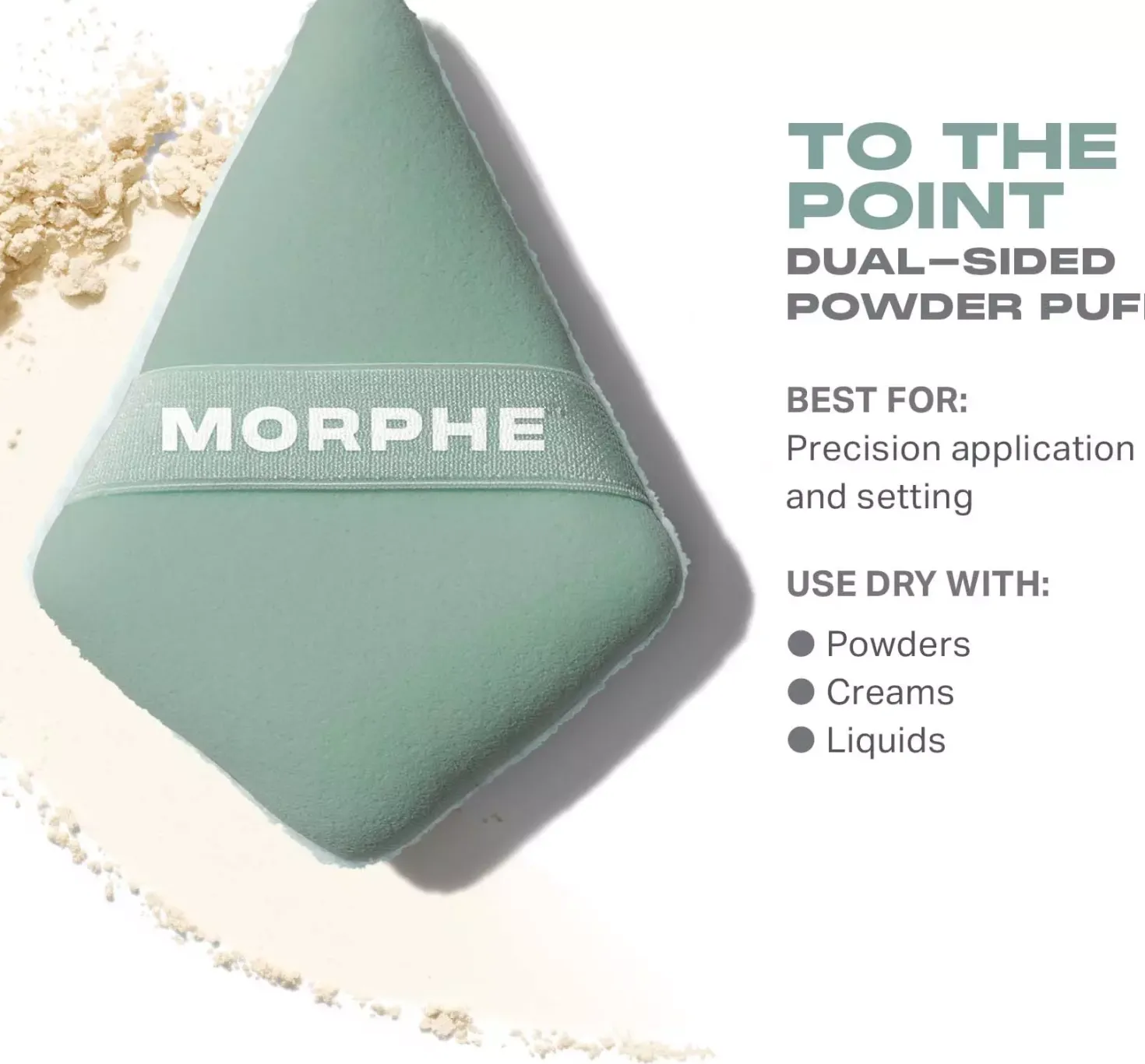 Morphe To The Point Dual-Sided Powder Puff