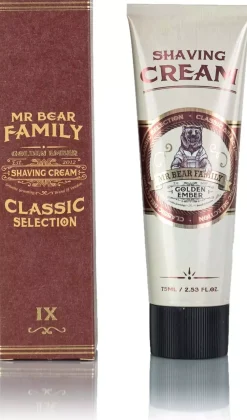 Mr Bear FamilyGolden Ember Shaving Cream 75 ml