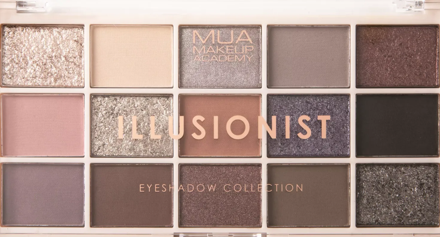 MUA Makeup Academy Eyeshadow Palette 15 Shades Soft Nudes