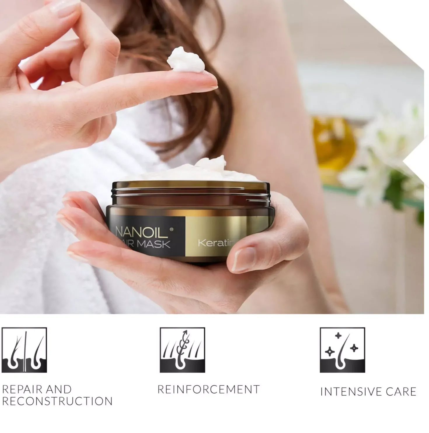 Nanoil Keratin Hair Mask 300 ml