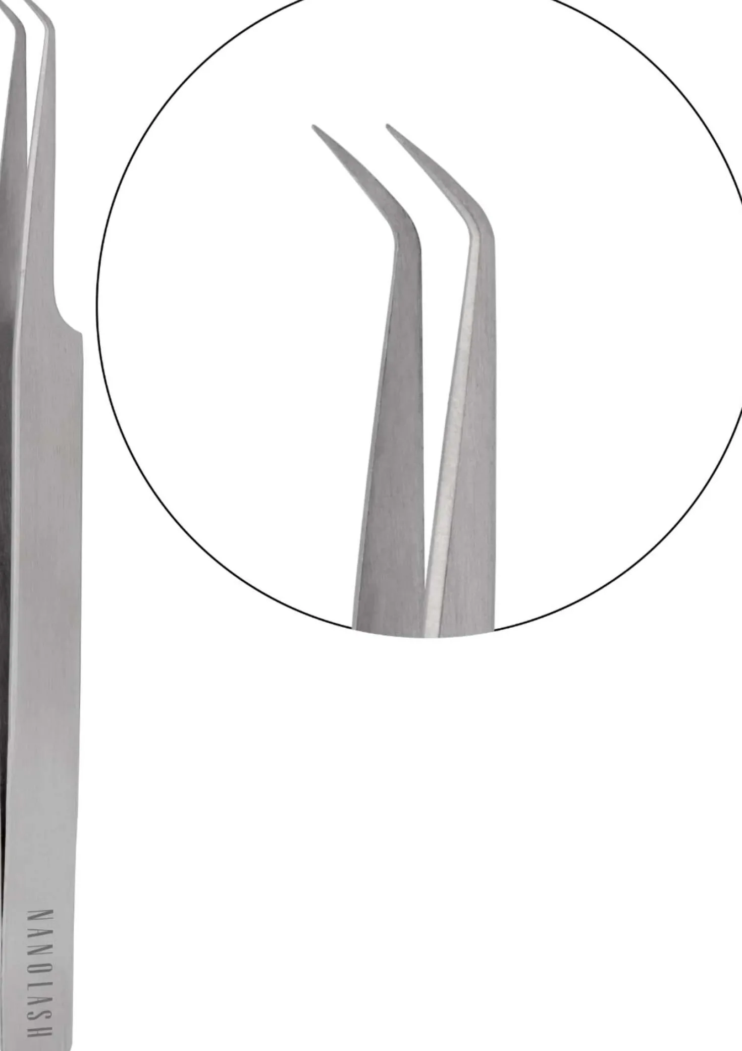 Nanolash Eyelash Tweezers L Shape