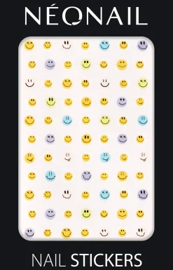 NEONAILLet Them Glow Nail Stickers Smileys