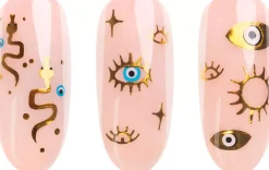 NEONAILLet Them Glow Nail Stickers Boho Gold