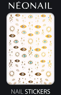 NEONAILLet Them Glow Nail Stickers Boho Gold