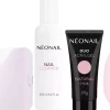 NEONAIL Nail Extention Kit With Duo Acrylgel Natural Pink & Modern Almond Forms