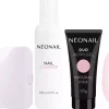 NEONAIL Nail Extention Kit With Duo Acrylgel Natural Pink & Square Forms