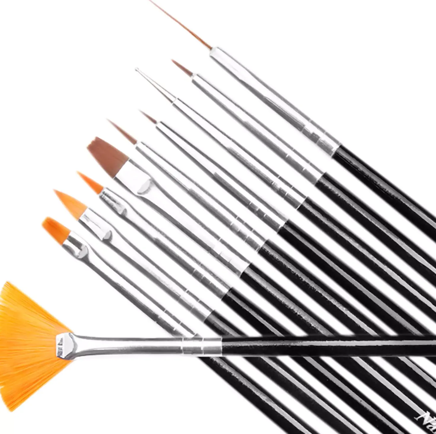 NEONAIL Set of 10 synthetic brushes
