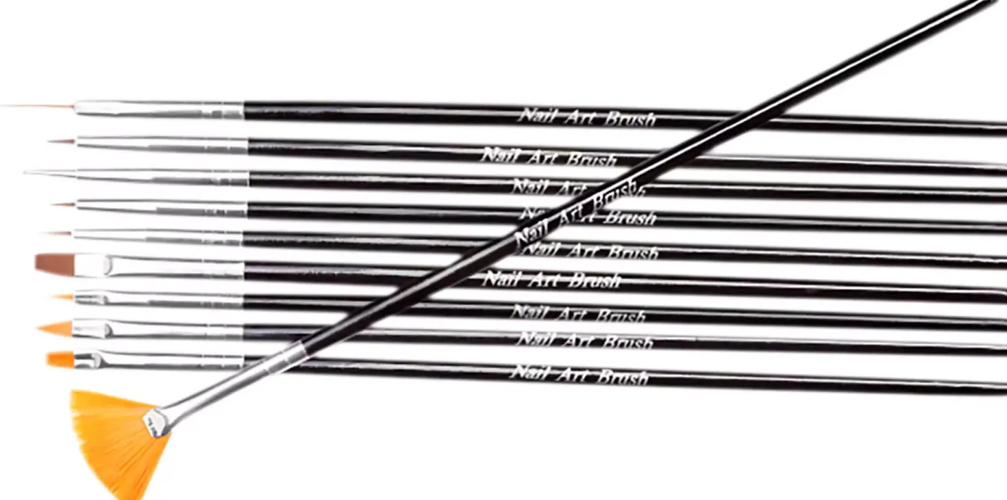 NEONAIL Set of 10 synthetic brushes
