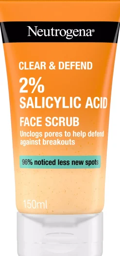 NeutrogenaClear & Defend 2 % Salicylic Acid Face Scrub 150 ml