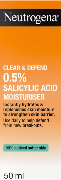 NeutrogenaClear & Defend 0.5 % Salicylic Acid Moisturiser 50 ml