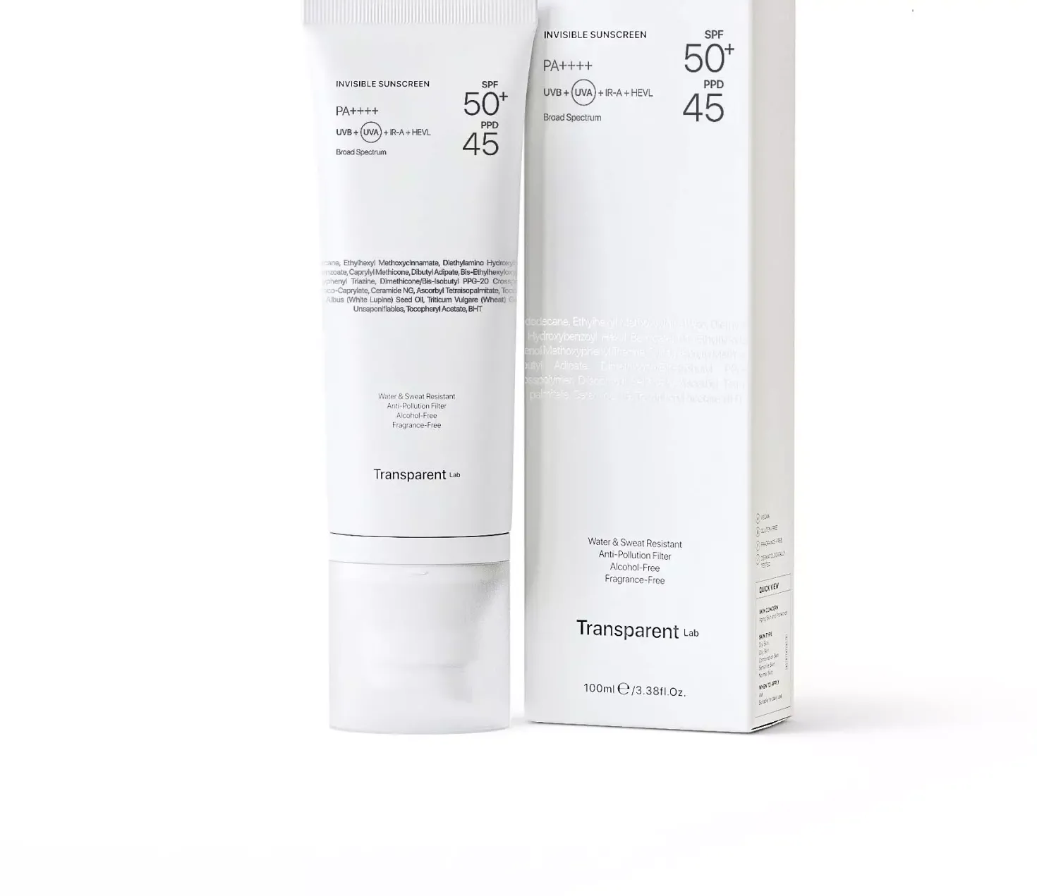 NICHE BEAUTY LABTransparent Lab Invisible Sunscreen SPF50+ 100 ml
