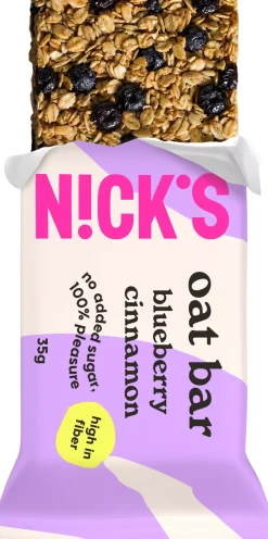 NICK'S Oat bar blueberry cinnamon 35 g