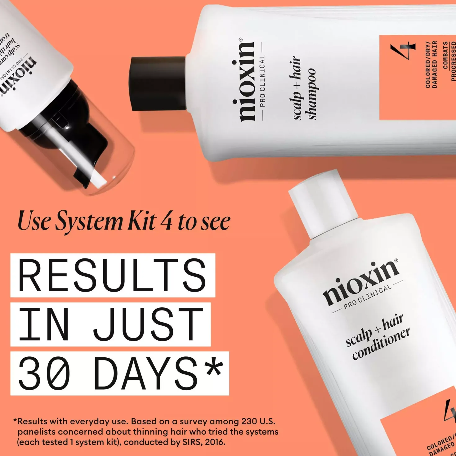 NioxinSystem 4 Shampoo for Colored Thinning Hair 1000 ml