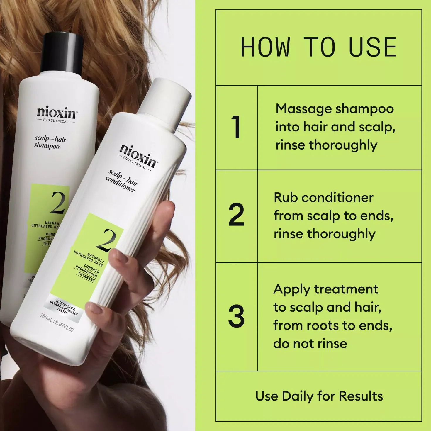 NioxinSystem 2 Trial Kit for Thinning Hair