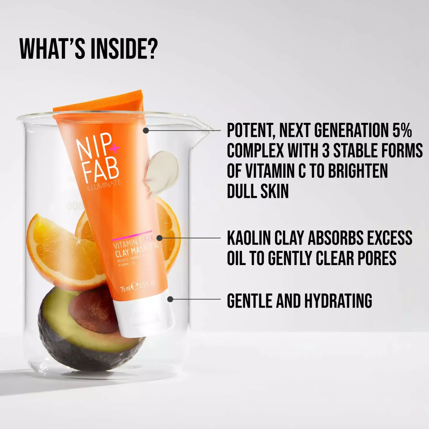 NIP+FABVitamin C Fix Vitamin C Fix Clay Mask 3% 75 ml