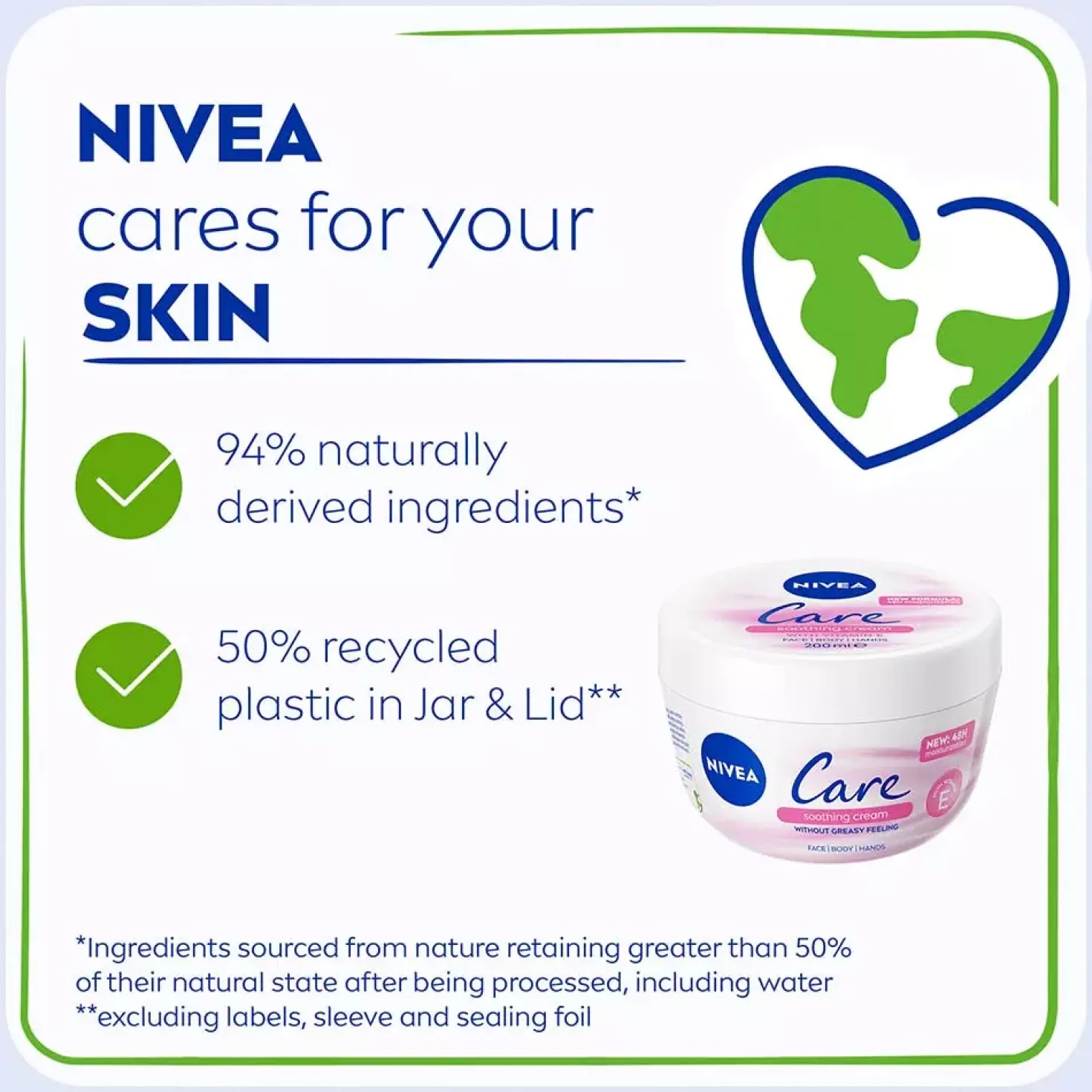 NIVEA Care Soothing Cream 200 ml