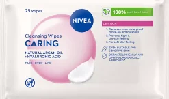 NIVEA 3-in-1 Caring Cleansing Wipes 200 ml