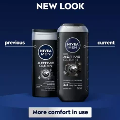 NIVEAMEN Active Clean Shower Gel 250 ml