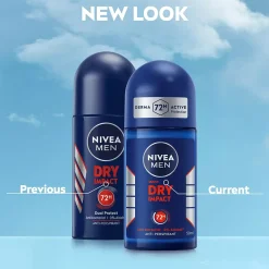 NIVEAMEN Dry Impact Roll On Mini 25 ml