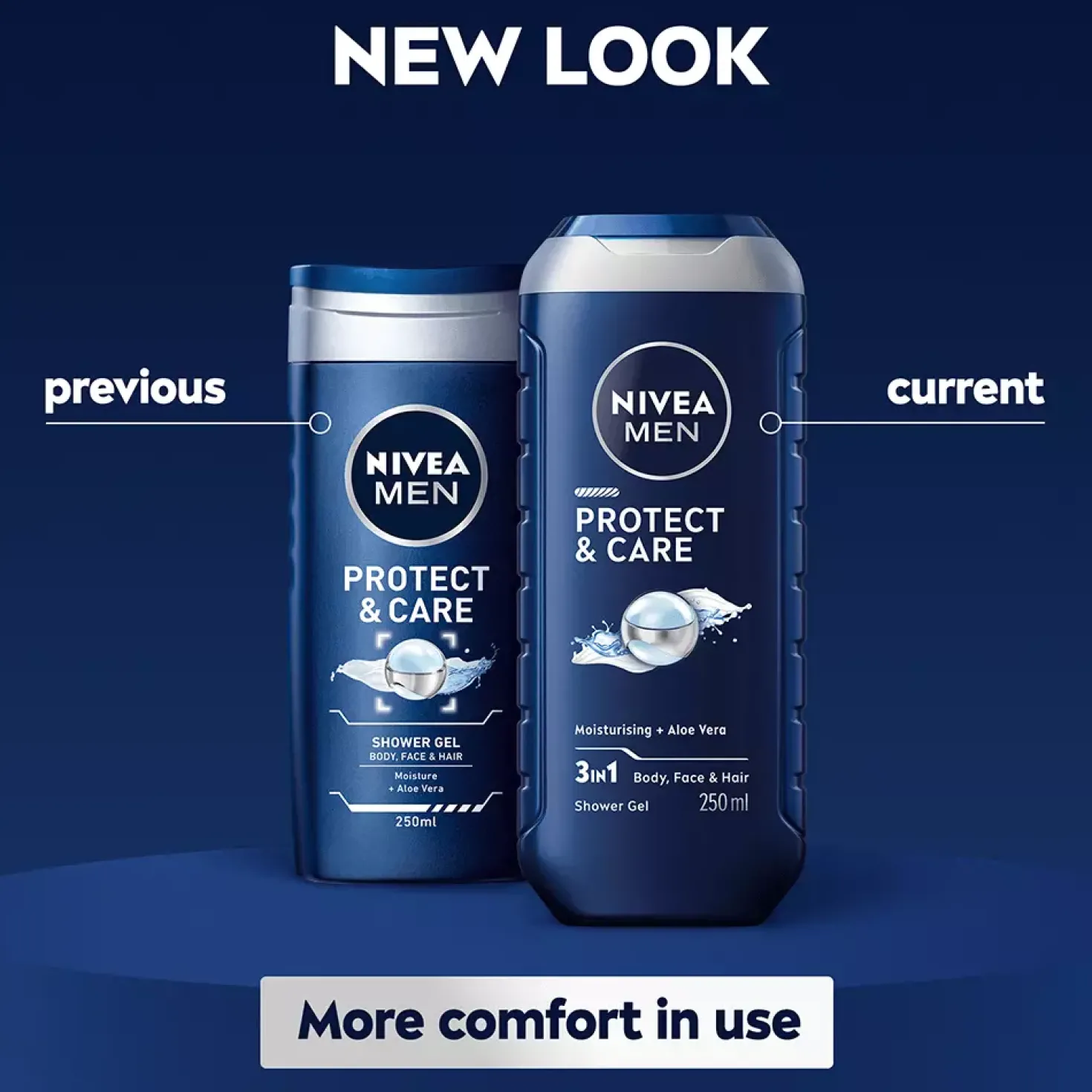 NIVEAMEN Protect & Care Shower Gel 250 ml