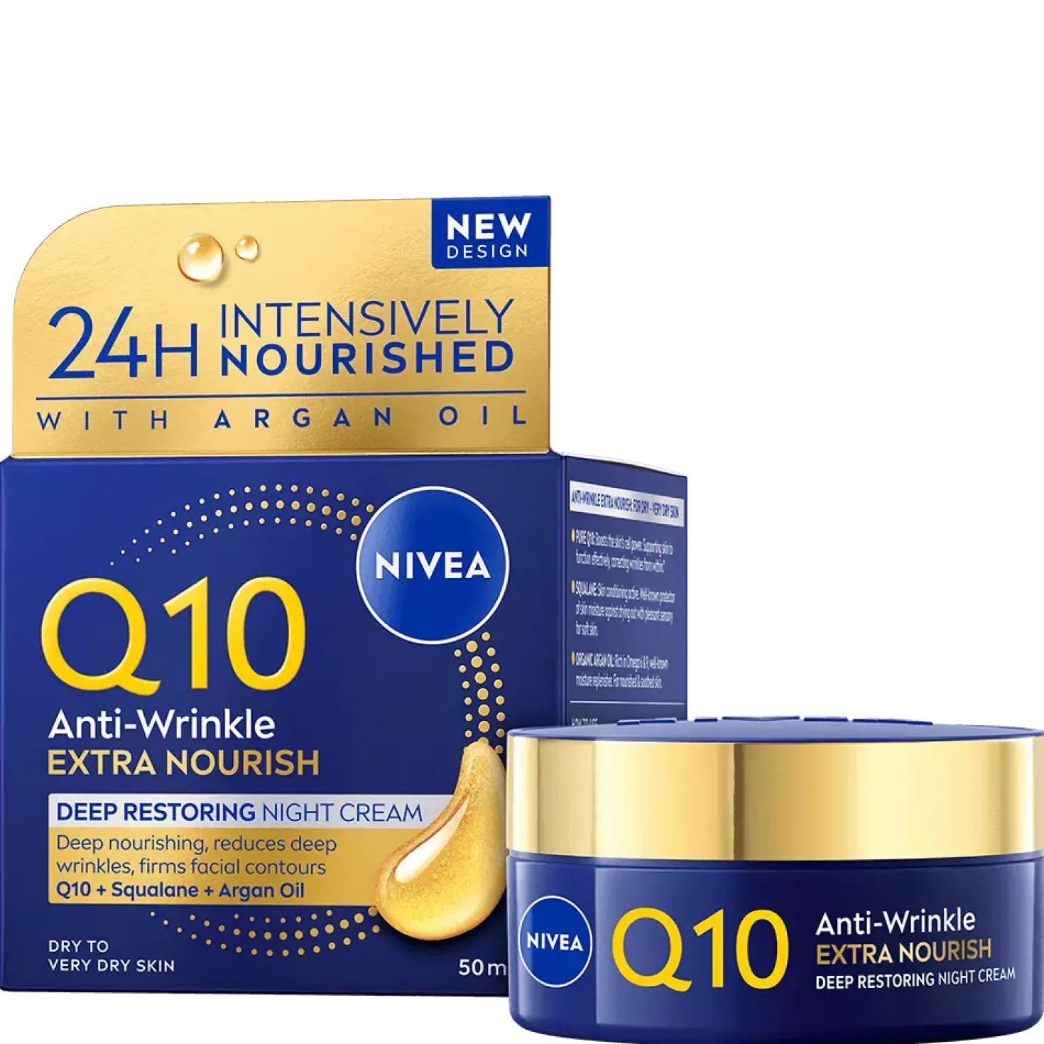 NIVEAQ10 Extra Nourish Night Cream 50 ml