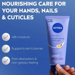 NIVEA Smooth Hands & Nail Care Hand Cream 100 ml