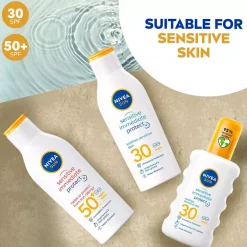 NIVEASUN Immediate Protect Soothing Sun Lotion SPF30 200 ml