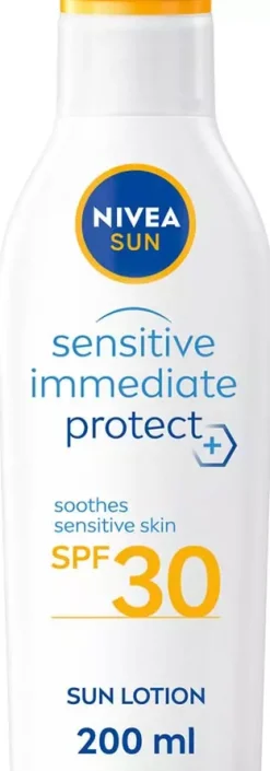 NIVEASUN Immediate Protect Soothing Sun Lotion SPF30 200 ml