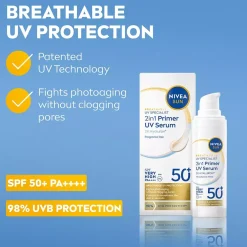 NIVEASUN UV Face specialist 2in1 Primer Daily UV Serum SPF 50 + 30 ml