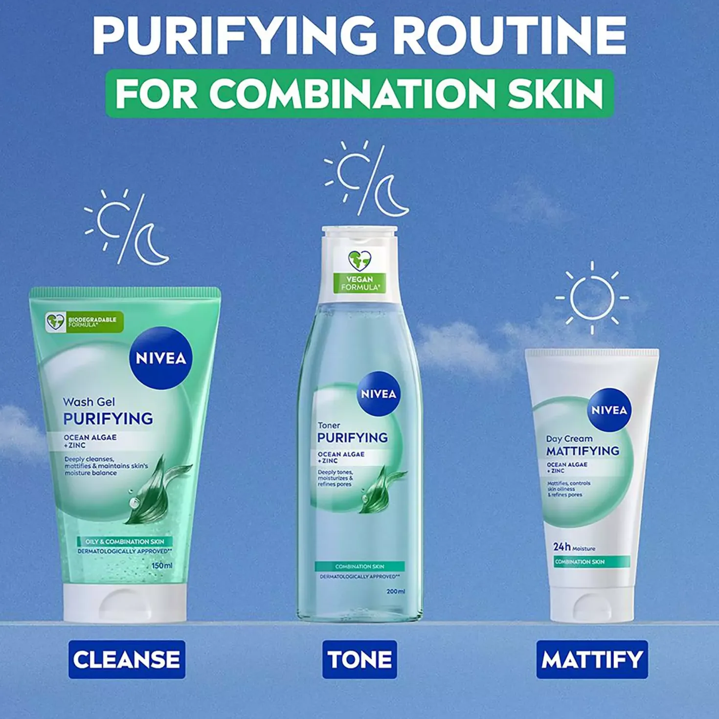 NIVEA Wash Gel Purifying 150 ml