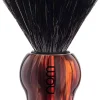 NOMGUSTAV Shaving Brush Black Fibre Havanna