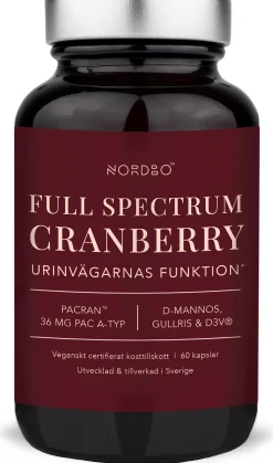 Nordbo Full Spectrum Cranberry 60 stk