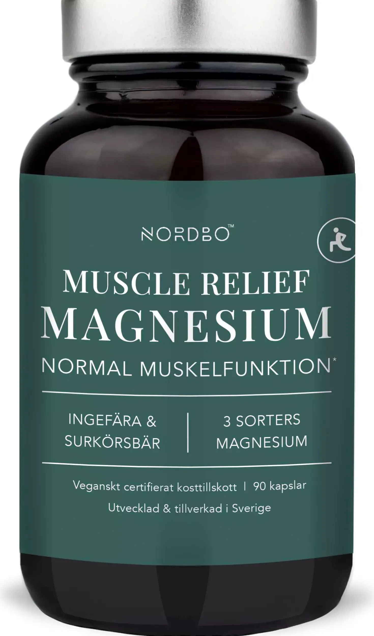 Nordbo Muscle Relief Magnesium 90 kap