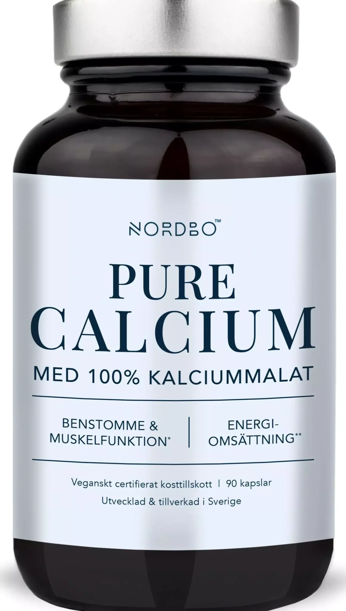 Nordbo Pure Calcium, 90 kap 90 stk